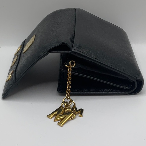 MCM Leather Quilted Black Mini Backpack w/ wallet. AUTHENTIC. - Picture 15 of 16